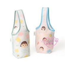 ♥小花花日本精品♥櫻桃小丸子 飲料袋 水壺袋 環保袋~3