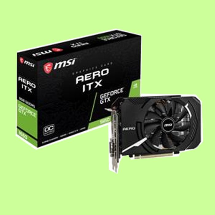 5Cgo【捷元】微星MSI GTX1660 AERO ITX 6G OC PCI-E顯示卡一年保固