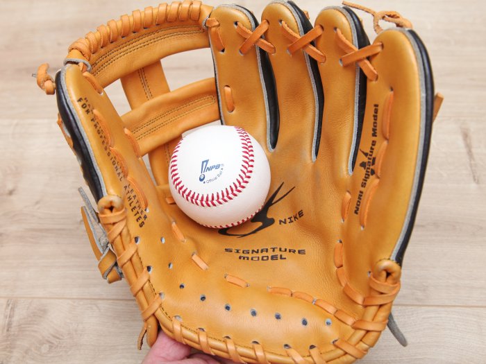 美品 絕版 中國製 中村紀洋 NIKE SIGNATURE MODEL NORI 型 軟式 內野 十字檔 棒球 手套