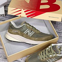 球鞋補習班 NEW BALANCE 990 V6 軍綠 USA 美製 男女 ABZORB 緩震 麂皮 U990TB6