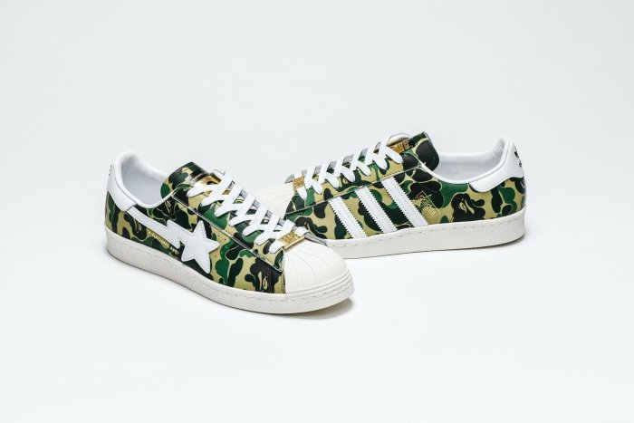 24全新 Adidas x Bape Superstar 80s 迷彩 GZ8981