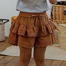 3~13 ♥褲子(棕色) FLO-2 24夏季 FLO240327-004『韓爸有衣正韓國童裝』~預購(特價商品)