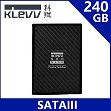 ~協明~ KLEVV 科賦 NEO N400 480GB SSD 2.5吋固態硬碟 / 全新三年保固