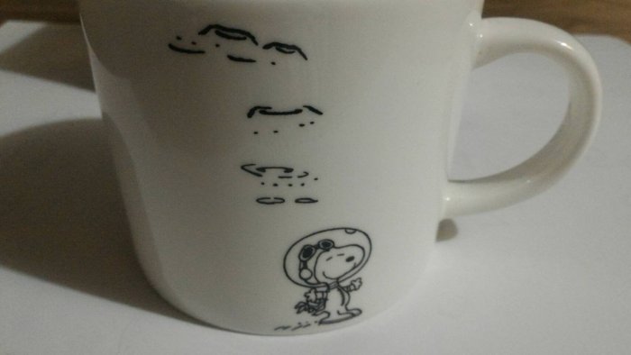 SNOOPY 史努比太空人湯杯 新骨瓷 特價100元