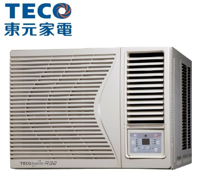 TECO 東元 【MW50ICR-HR】 8-9坪 R32 變頻 1級 右吹 窗型冷氣 藍波防銹 靜音除濕