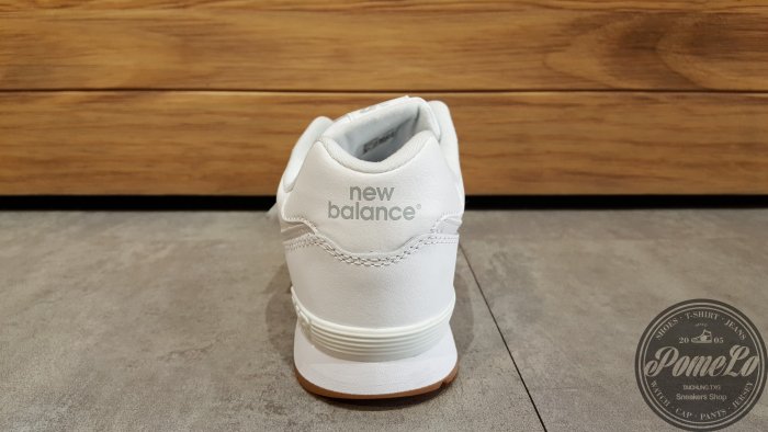 POMELO柚 NEW BALANCE 574 全白 皮革 魔鬼氈 膠底 復古 學生 女鞋 牛奶糖 KV574G8Y