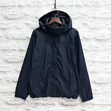 Maple麋鹿小舖 美國購買 THE NORTH FACE 女生深藍色防水連帽外套＊ ( 現貨L號 )