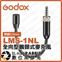 數位黑膠兔【 Godox 神牛 LMS-1NL 全向型鵝頸式麥克風 3.5mm 帶鎖接口 】 收音 採訪 直播 vlog