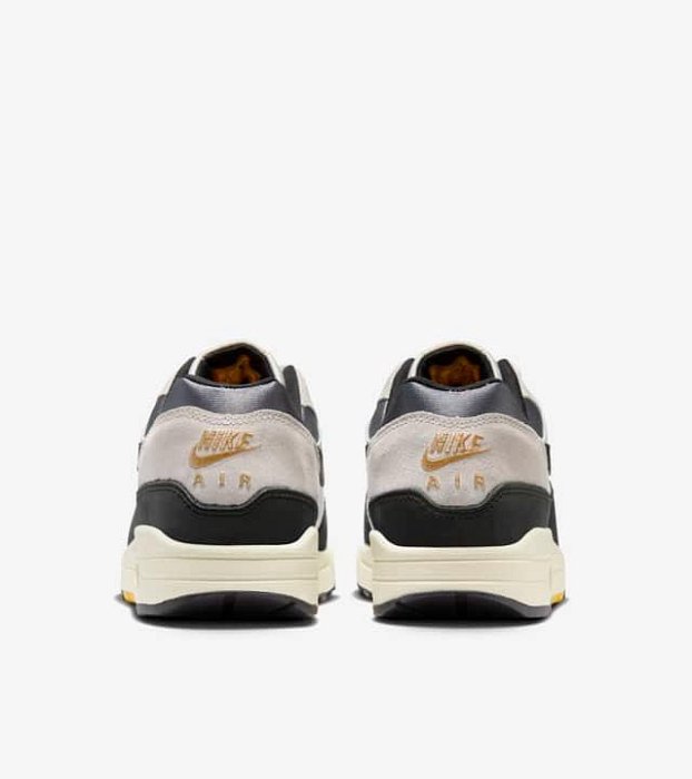 南🔥2023 12月 NIKE Air Max 1 籃球 氣墊 皮革 緩震 麂皮 男款 白黑黃 FN7487-133