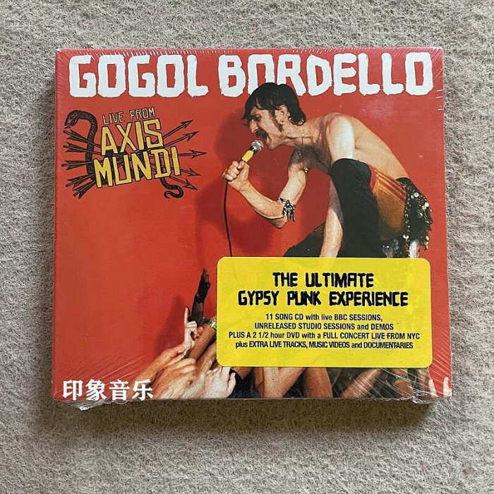 原裝進口 Gogol Bordello Live From Axis Mundi 獨特另