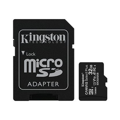 Kingston (金士頓 ) 公司貨 32G/32GB microSD TF手機 監視器 記憶卡 100MB附SD轉卡