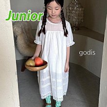 JS~JM ♥洋裝(IVORY) GODIS-2 24夏季 GOD240413-048『韓爸有衣正韓國童裝』~預購