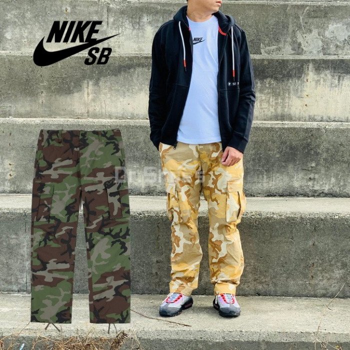 【Dr.Shoes 】現貨 Nike SB Flex Pant 男裝 沙漠迷彩 滑板工作褲 885864-222 248