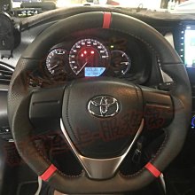 【小鳥的店】豐田 2018-20 YARIS VIOS 運動版 變形蟲 方向盤 紅環 賽車級凸點 SGS檢驗 全皮