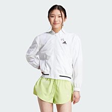 南🔥2023 9月 ADIDAS 風衣外套 運動外套 縮口 口袋 短版 立領 女款 白 IA3137