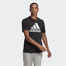 南◇2021 4月 ADIDAS ESSENTIALS 短袖上衣 GK9120 黑白色 訓練 LOGO 短TEE