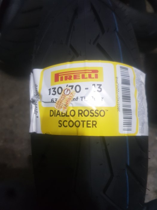 倍耐力 PIRELLI DIABLO ROSSO SCOOTER 130 70 13 紅惡魔 惡魔胎 倍耐力輪胎