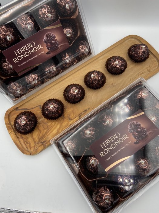 德國 Ferrero Rondnoir 朗莎含餡 裹黑巧克力外層 黑金莎 14顆入138g 缺貨