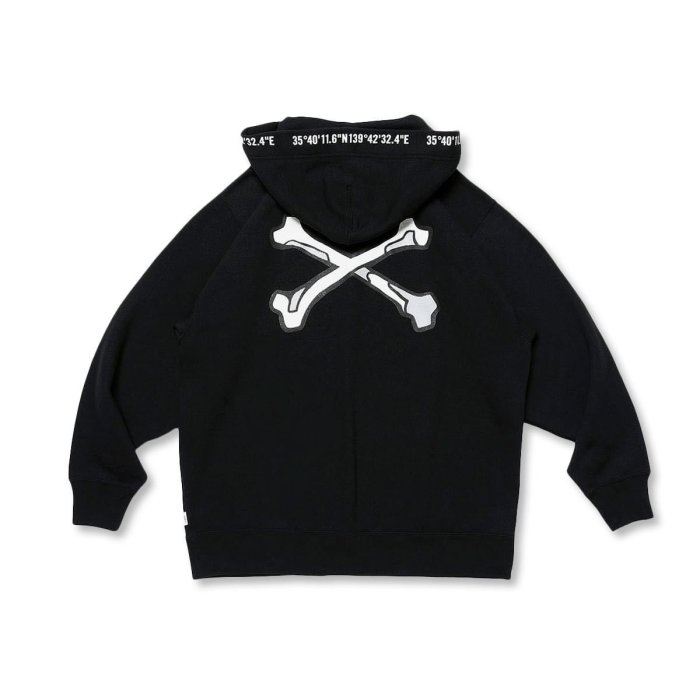 全新WTAPS 22AW X3.0 / ZIP HOODY / CTPL 帽夾骨頭連帽外套