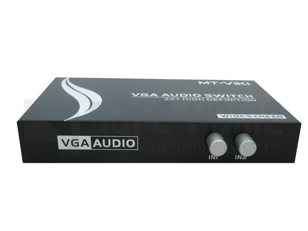 【Safehome】VGA 螢幕音源切換器二台 VGA 輸入到一台螢幕音源輸出(雙向)250MHz SVAW102-250