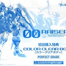 【鋼普拉】初回特典 PG 1/60 00 RAISER COLOR CLEAR BODY 00R 能天使鋼彈 透明組件
