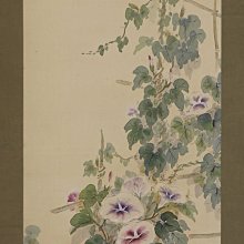 日本古字畫 Morning glory 牽牛花