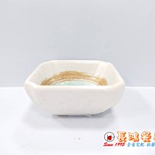 *~長鴻餐具~*3"四角碟綠如意~促銷價 0250843 現貨+預購