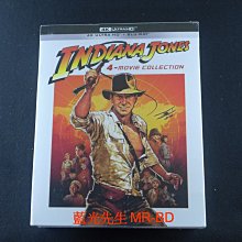 [藍光先生UHD] 印第安納瓊斯 1-4 4UHD+5BD 九碟套裝版 Indiana Jones