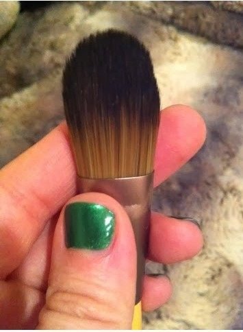 【愛來客 】美國直送~新款古銅色Ecotools Flat Foundation Brush  #1202粉底刷化妝刷