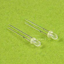 3MM 白髮白 發光管 超高亮 LED 發光二極體 白色發光管 白燈 白光 W1035