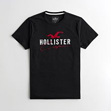 【HCO男生館】☆【HOLLISTER LOGO貼布海鷗英文草寫刺繡短袖T恤】☆【HC006C3】(S-M)