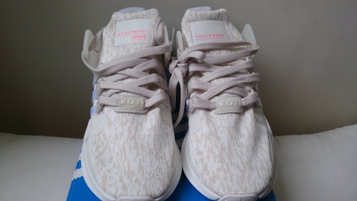 【100%正品現貨】Adidas W EQT Support ADV米色BA7593灰白雪花 襪套編織PK女鞋9317非yeezy黑藍v2灰y3老爹鞋巴黎世家