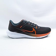 NIKE FQ8723010 Air Zoom Pegasus 40 男慢跑鞋 黑白橙【iSport愛運動】