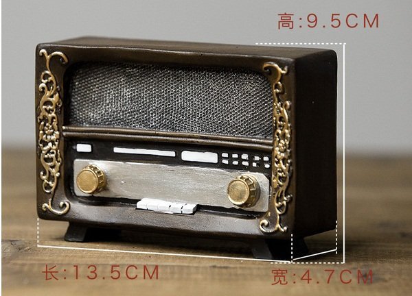 復古懷舊擺件收音機~loft 民宿 餐飲 居家 攝影(兩款可選)
