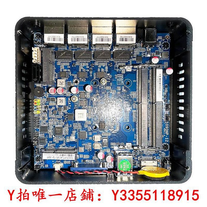 路由器康耐信J4125/N5000 intel10代 4網卡 I226-V 2.5G網卡迷你靜音軟路由器小主機支持WIN