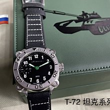 ((( 格列布 ))  俄國 T-72  坦克機械錶  - 閃電牌 Молния 手上鍊錶