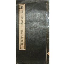 【黃藍二手書 書法】《影印宋拓 唐 柳公權 大楷玄秘塔碑》聯貫出版社│段維毅 編│有瑕疵│