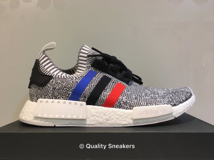 現貨 - Adidas NMD_R1 PK BMW 配色 白灰 雪花 編織 BB2888