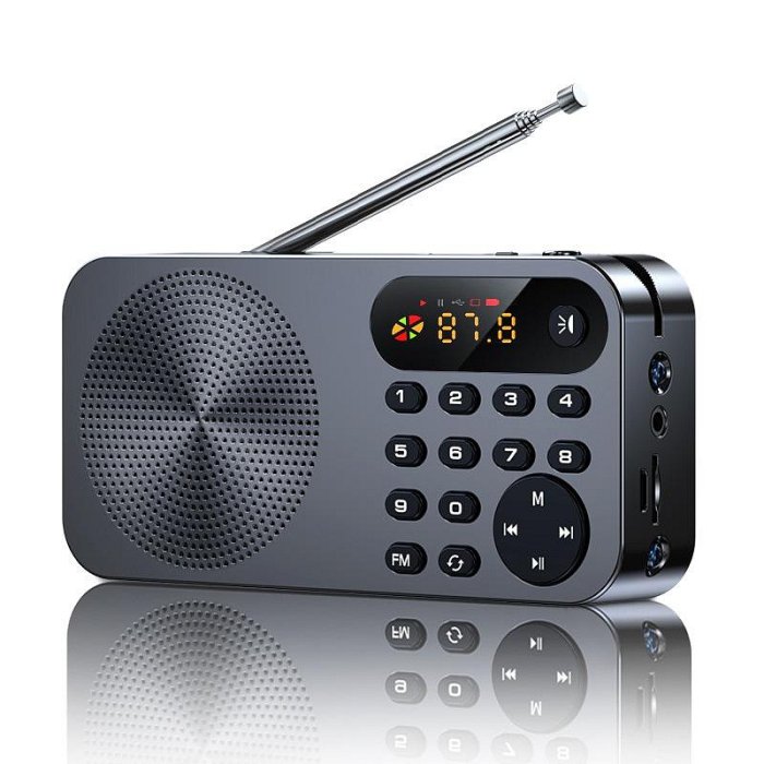 科凌 F5新款小型純收音機老年人專用聽歌戲曲一體機可插卡u盤
