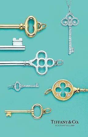【Tiffany&Co】蒂芬妮 18k金 四葉鑰匙鑽石項鍊