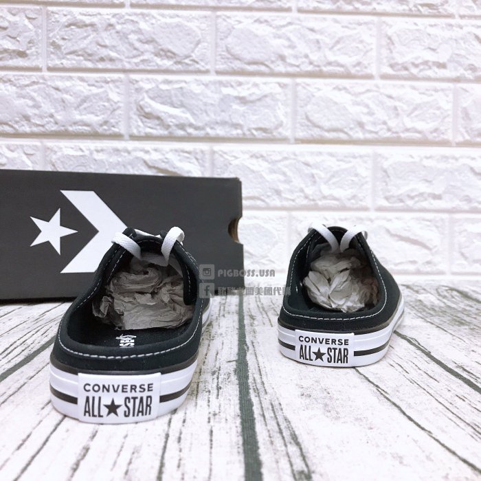 【豬豬老闆】Converse ALLSTAR 帆布 懶人鞋 女 黑567945C 白567946C 珊瑚紅567948C