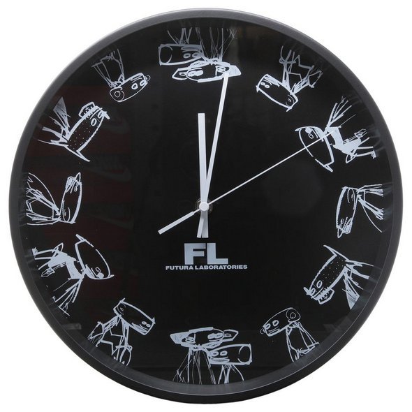 BEETLE FUTURA LABORATORIES 時鐘 塗鴉大師 黑色 WALL CLOCK MINDSTYLE