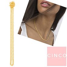 CINCO 葡萄牙精品 HANNA CHOKER 925純銀鑲24K金 頸鍊 簡約鎖骨鍊 細緻素鍊