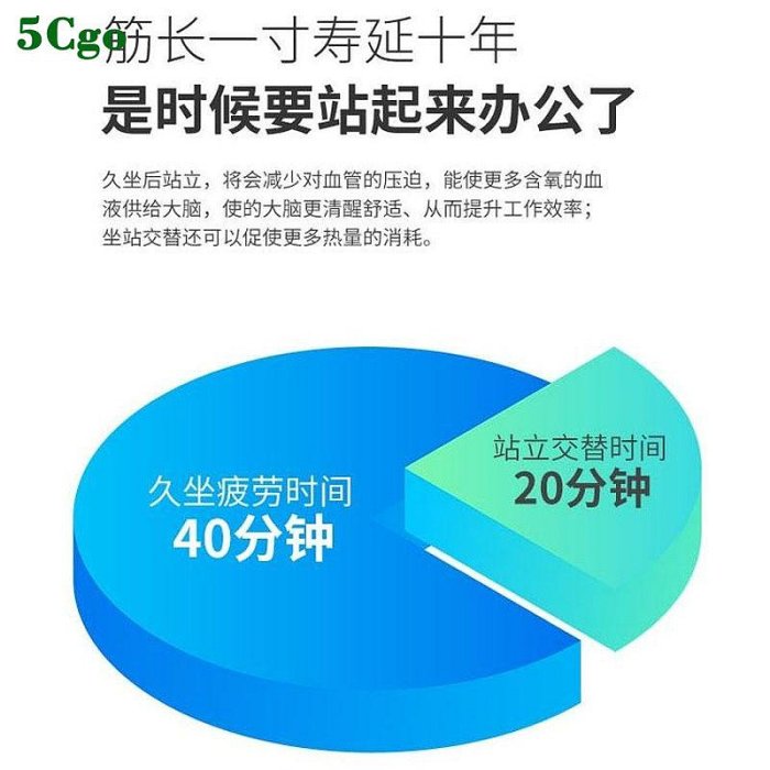 5Cgo【宅神】新款站立式桌面升降臺升降桌子工作臺桌上型電腦桌辦公桌折疊桌臺式顯示器增高架t645431594457