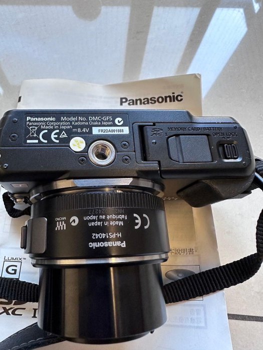 Panasonic DMC-GF5 類單眼數位相機 黑色 (二手)