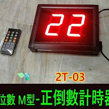 AOA-2位數M型正數/倒數計時器 正數計時器/倒數計時器 辦公室型LED比賽計時器
