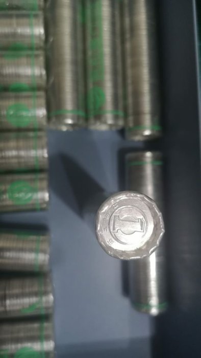 【硬幣】昭和後到平成初年日本一圓銀行條，每條50枚裝