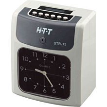 【福利品發黃】 HTT STR-13 微電腦 六欄位打卡鐘 STR-13