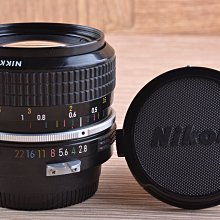 【高雄品光攝影】 Nikon Non-Ai 28mm F2.8 手動鏡 定焦 #44534J