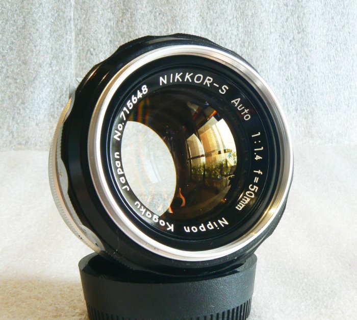 【悠悠山河】完美同新品 黃金鍍膜 初代白嘴 Nikon Nippon Kogaku.50mm F1.4 水晶光學玻璃